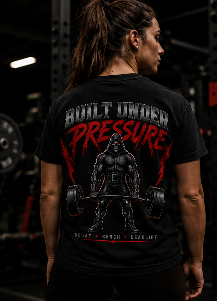 Built Under Pressure | Premium Powerlifting & Gymwear T-Shirts
