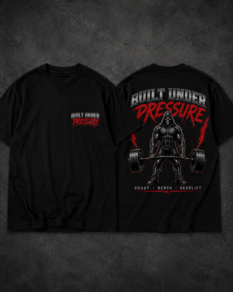 Built Under Pressure | Premium Powerlifting & Gymwear T-Shirts